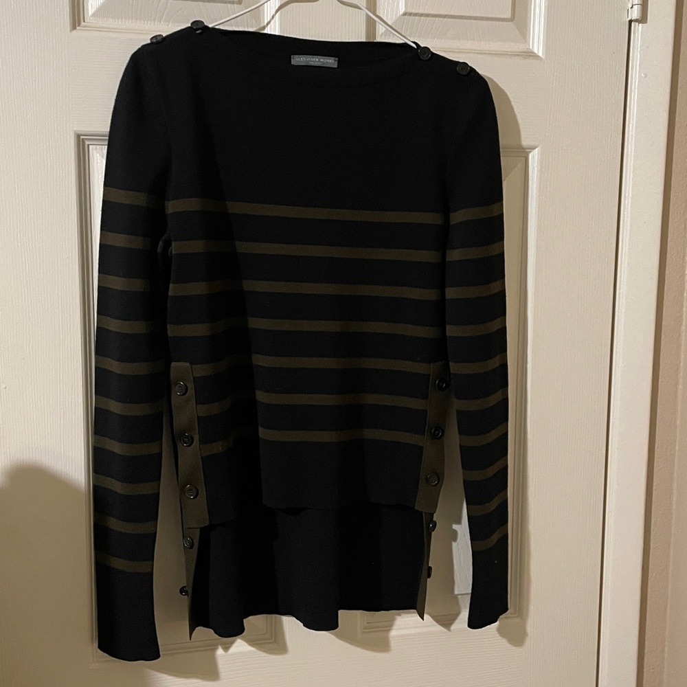Alexander McQueen Black Knit Fabric